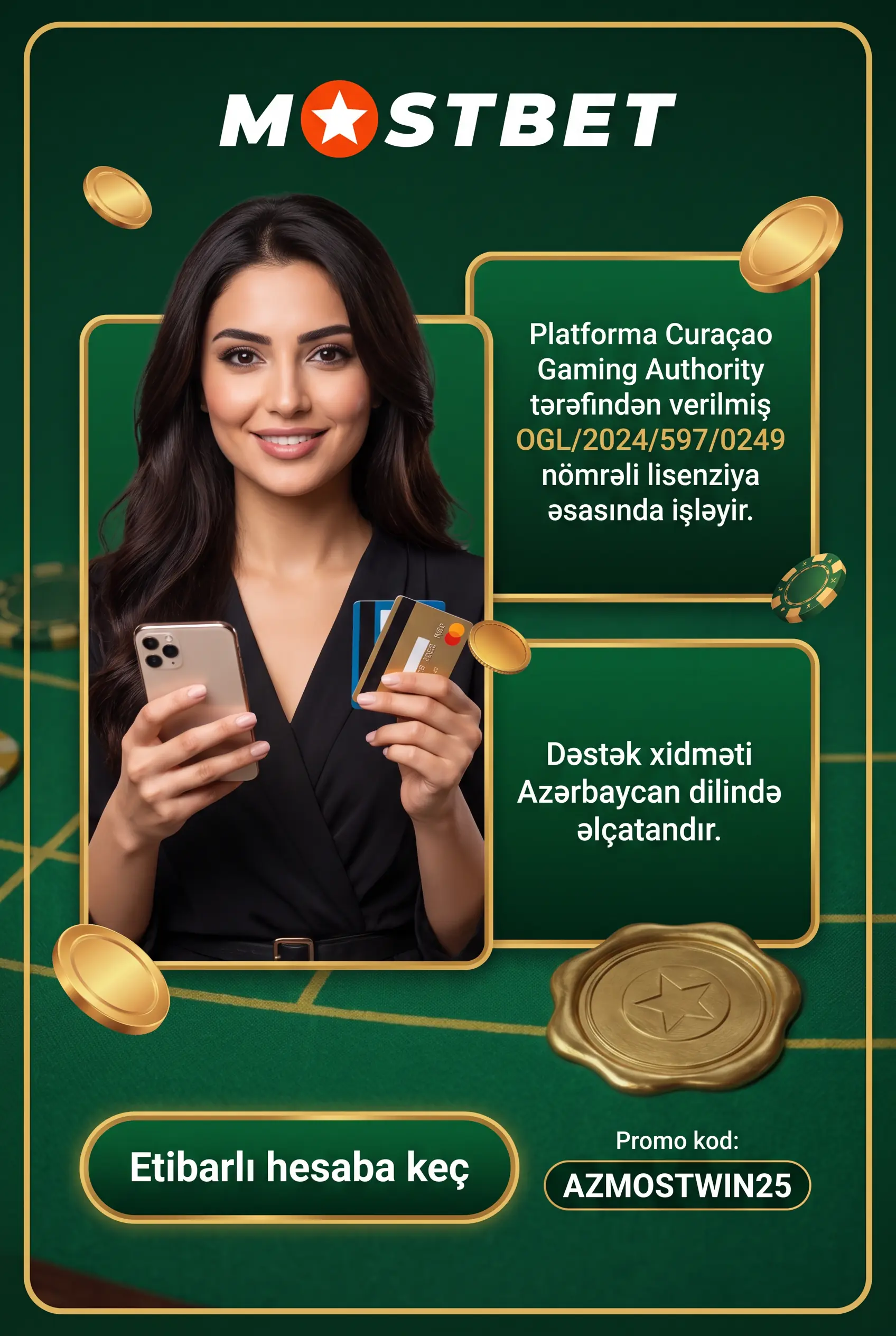 Mostbet operatoru valyuta və dəstək xidməti